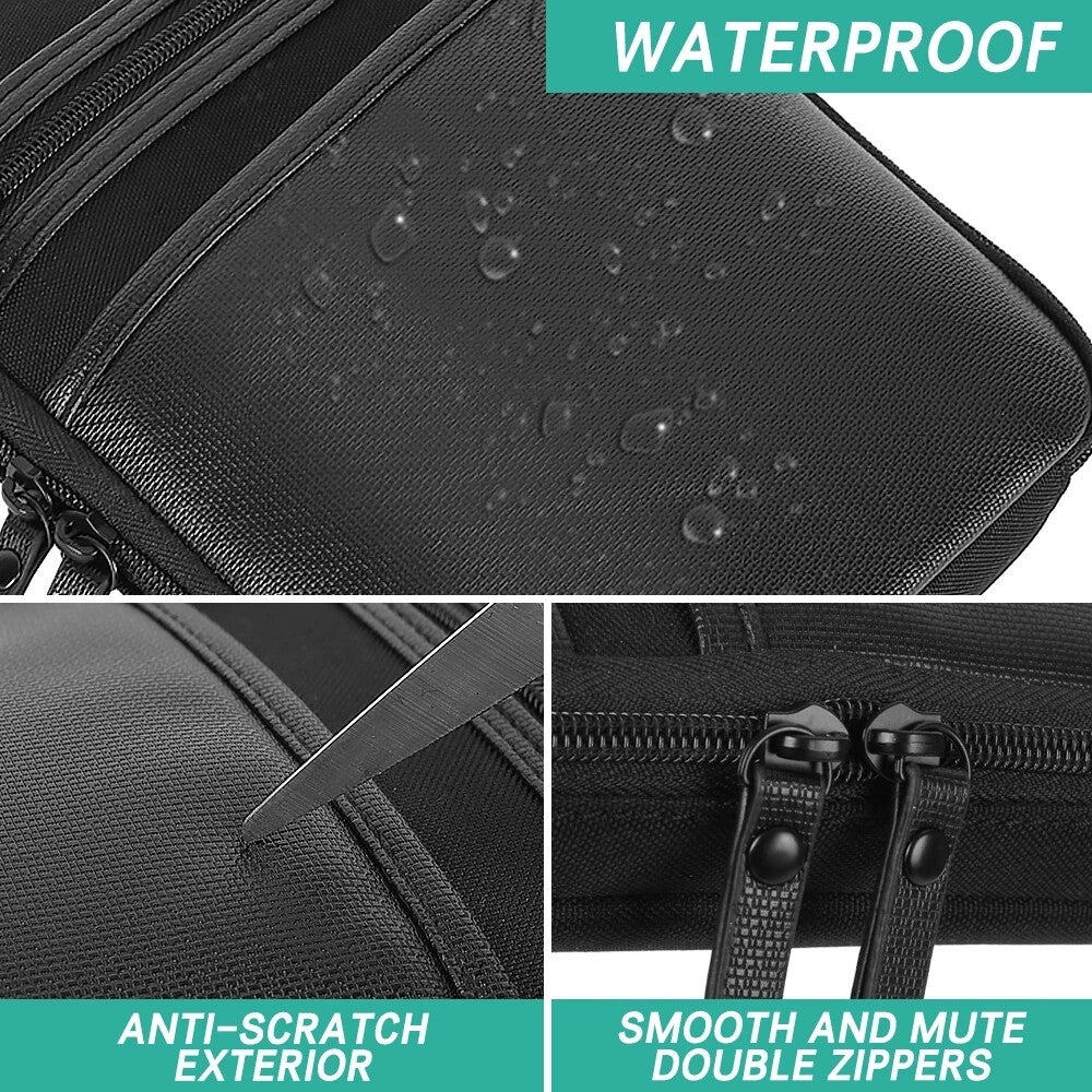 Black Concealed Carry Gun Pouch Pistol Holster Pack Waist Pocket with Belt Loops