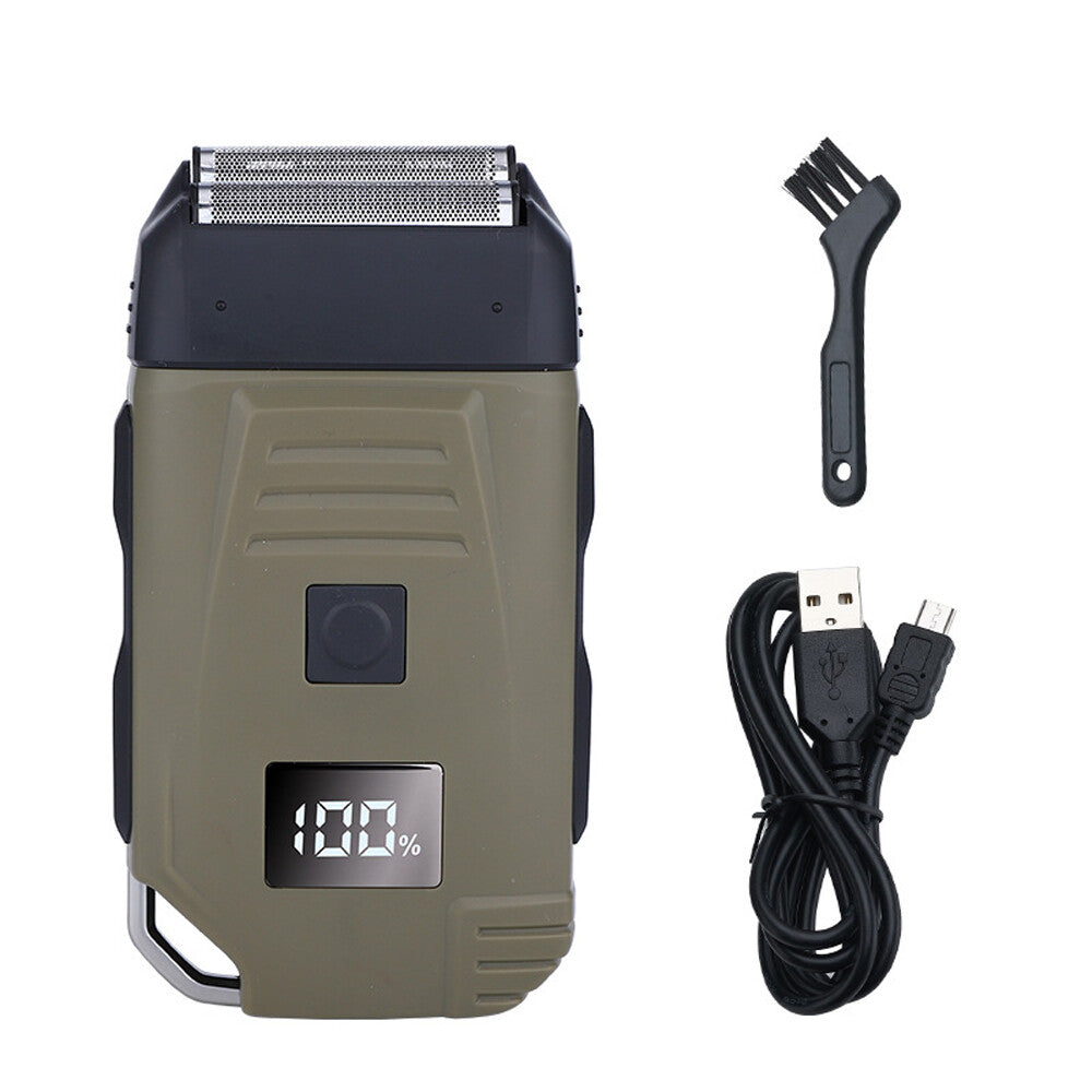 Men'S USB Electric Shaver Trimmer Razor Rechargeable Hair Beard Shaving Machine