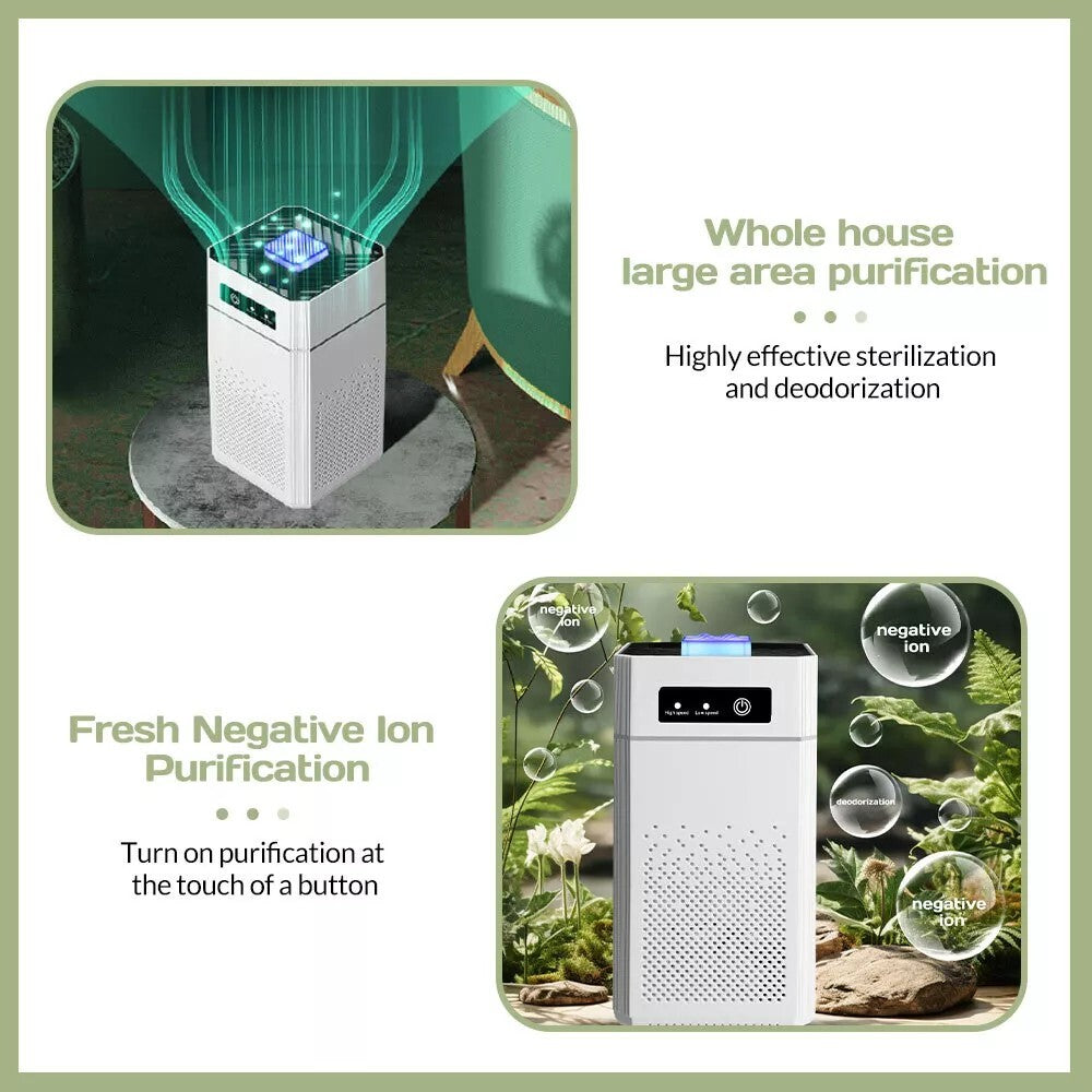 Home HEPA Air Purifier Large Room Air Cleaner for Allergies Smoke Mold Odor Dust