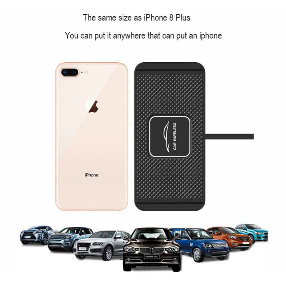 Wireless Car Phone Charger Fast Charging Pad Mat for Iphone 13 Pro Max 12 11