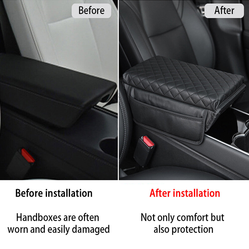 Car Accessories Auto Armrest Cushion Cover Center Console Box Pad Protector US