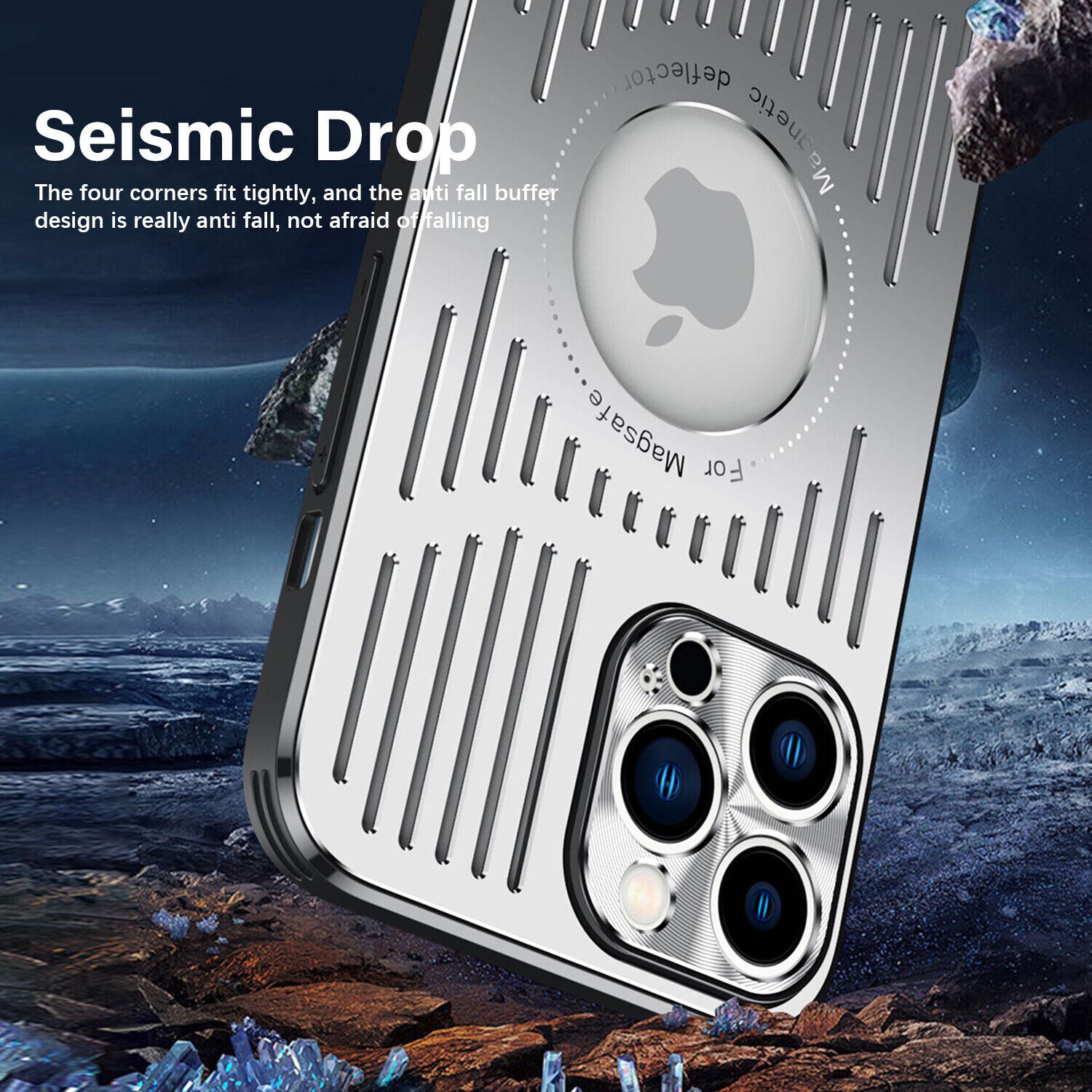 Heat Dissipation Case Cover for Iphone 15 Pro Max 14 13 12 Magsafe Shockproof US