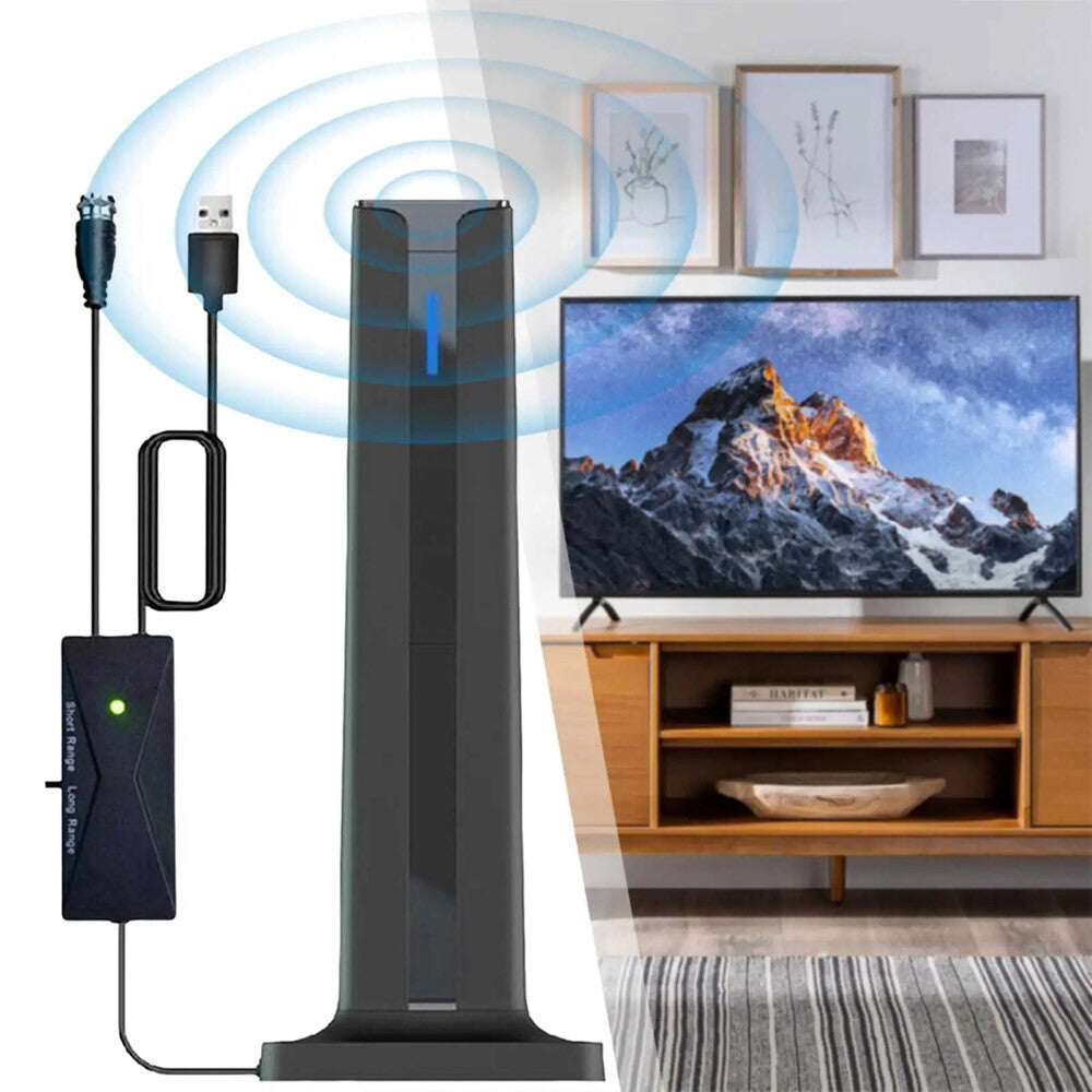 6000 Miles Upgraded TV Antenna Digital HD Indoor HDTV 1080P 4K Long Range USA