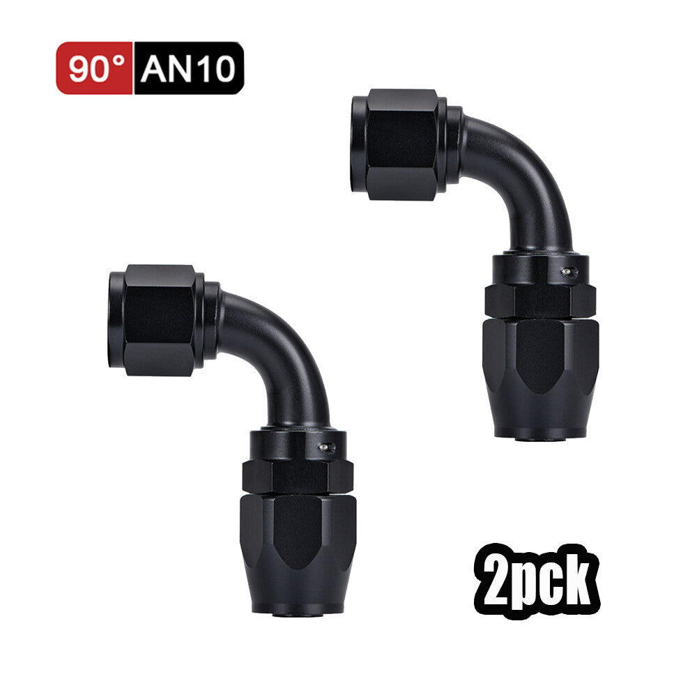 2PCS 6AN 8AN 10AN Swivel Oil/Fuel/Air/G