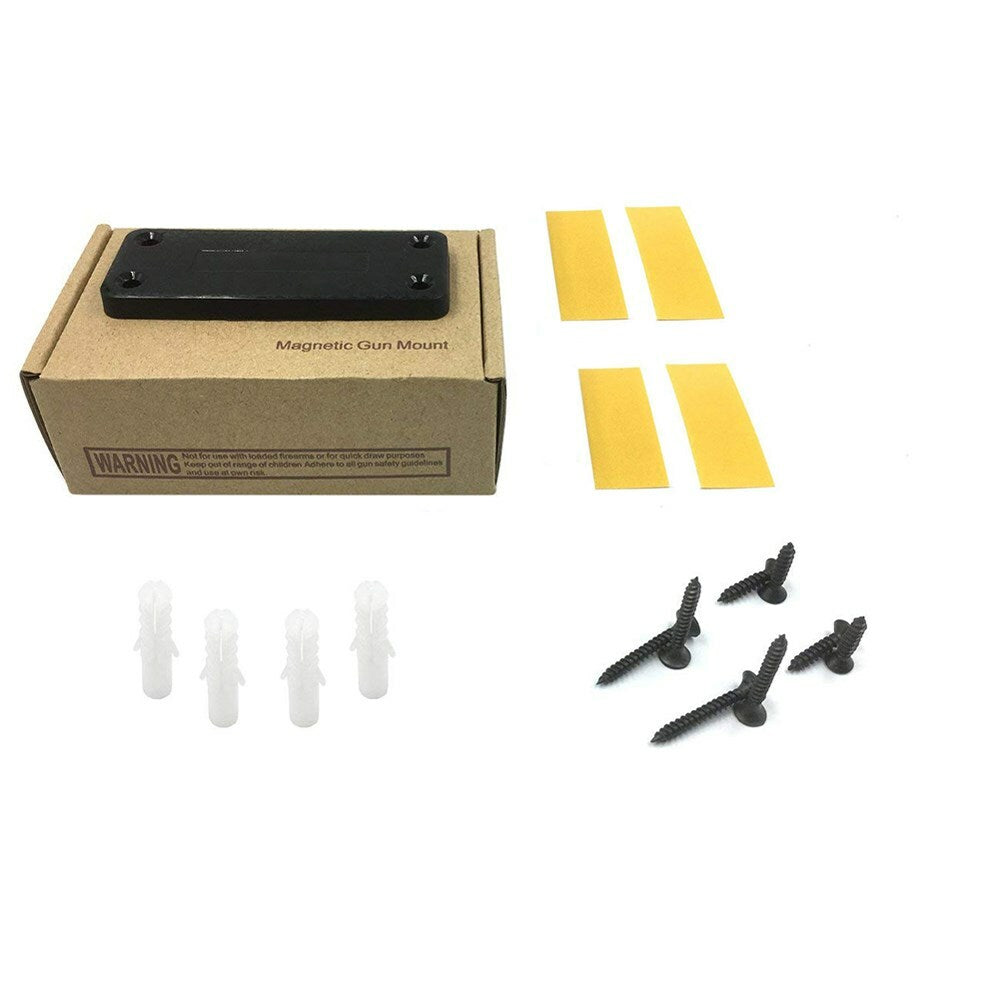 2 Pack 45 Lb Gun Magnetic Mount Holder Holster Concealed Pistol for Car Bed Desk