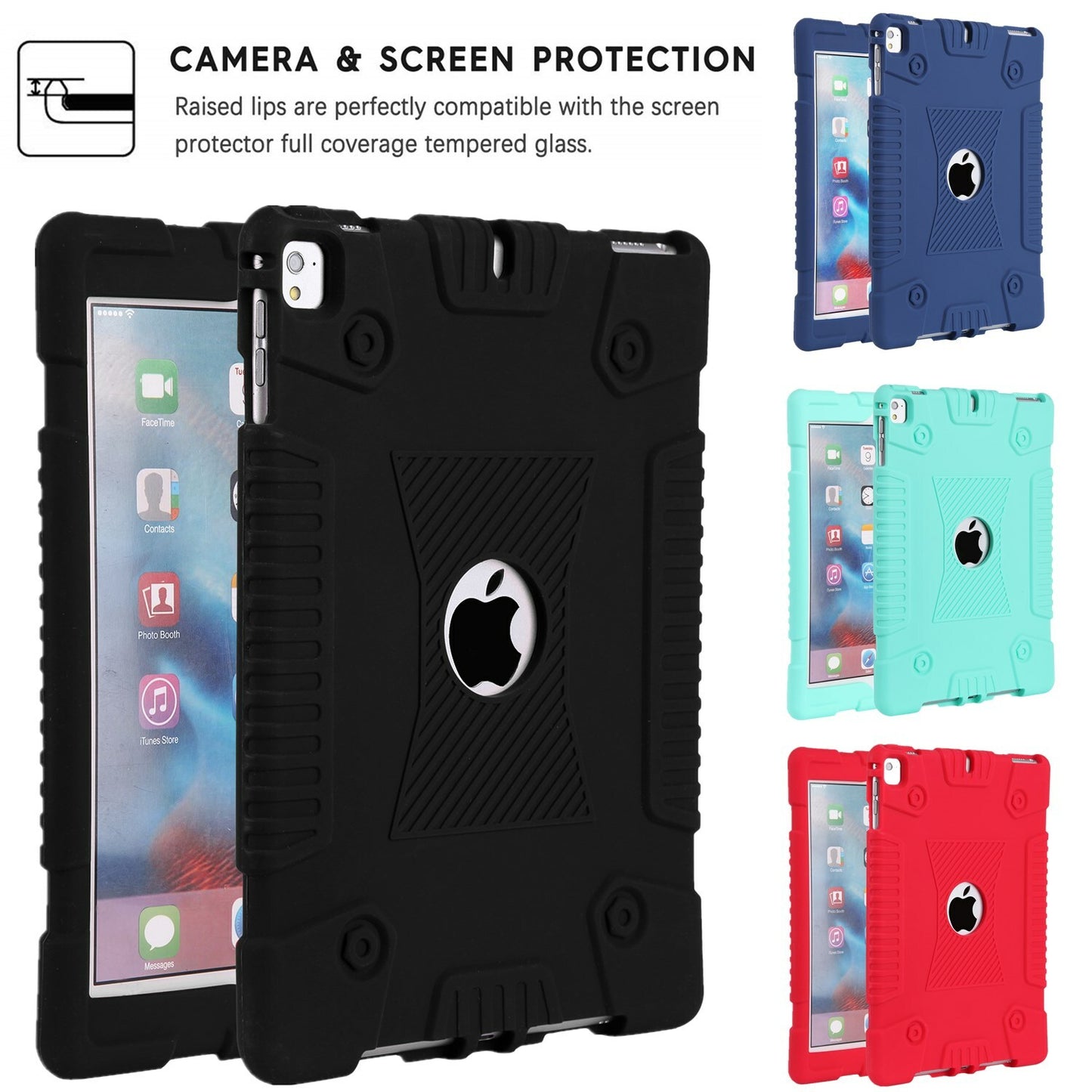 For New Ipad 9.7 Inch 6Th Generation 2018 Tablet Silicone Case Cover Shock Proof