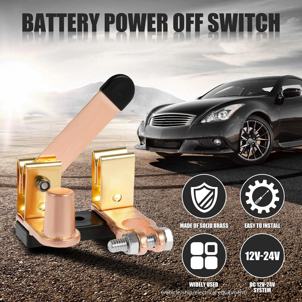 Battery Isolator Switch Disconnect Power Cut off Kill for Car Vehicle RV Auto US