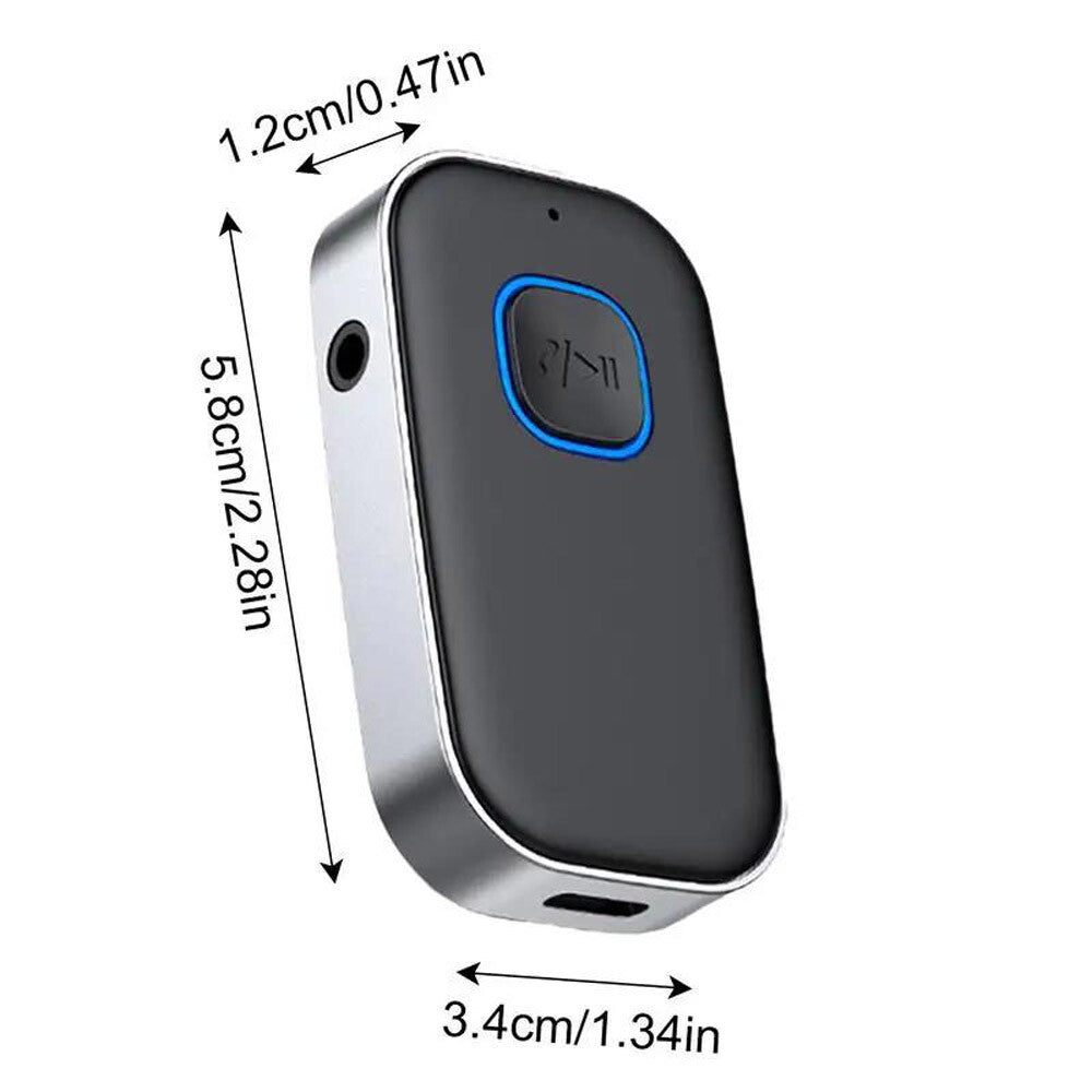 Bluetooth Transmitter Call Music Receiver 3.5Mm Jack AUX Adapter Car Smartphones