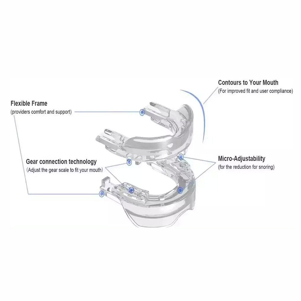 Sleep Aids anti Snore Mouthpiece Mouth Guards Stop Snoring Adjustable Bruxisms