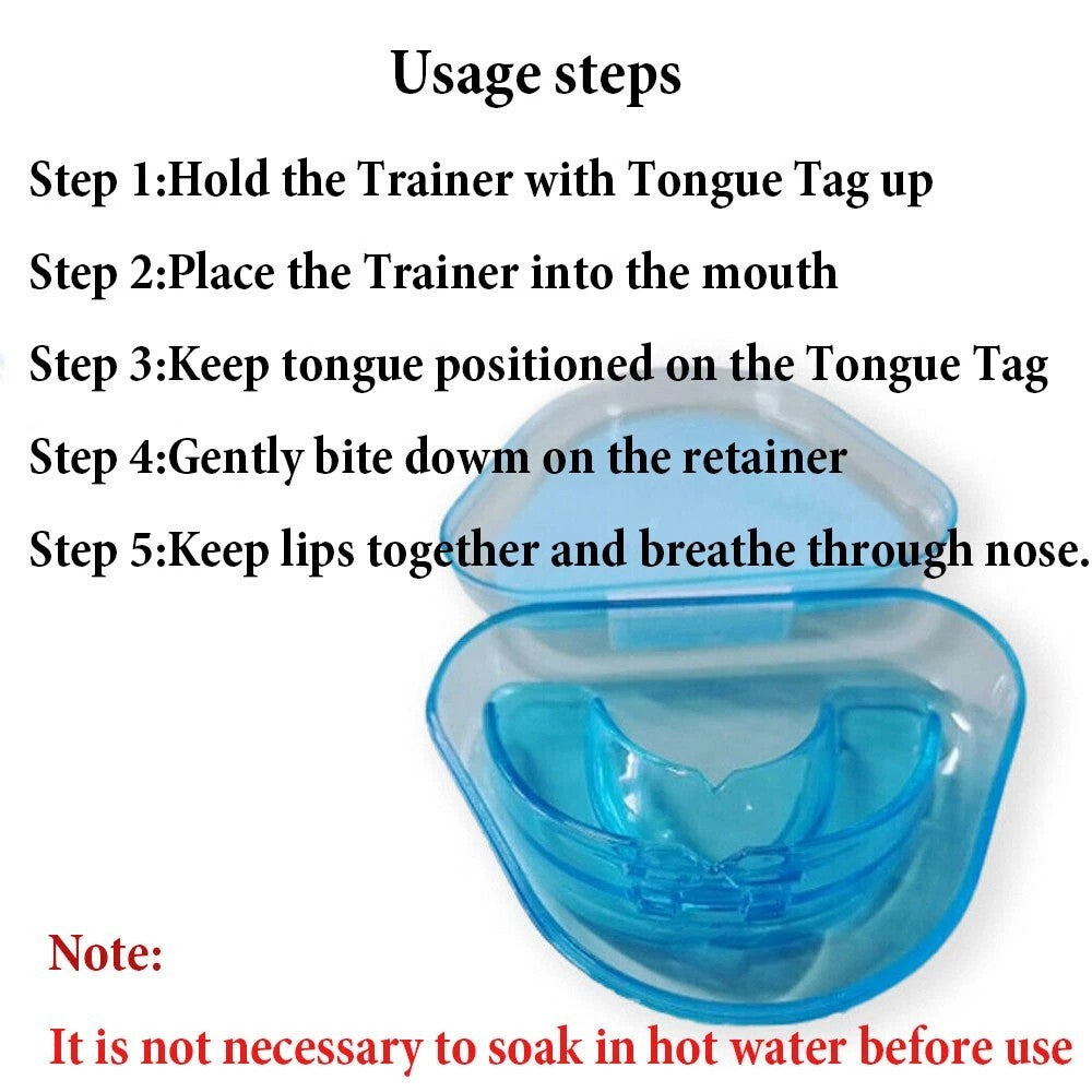 Silicone Dental Mouth Guard Bruxism Guard Night Teeth Tooth Grinding Sleep Aid