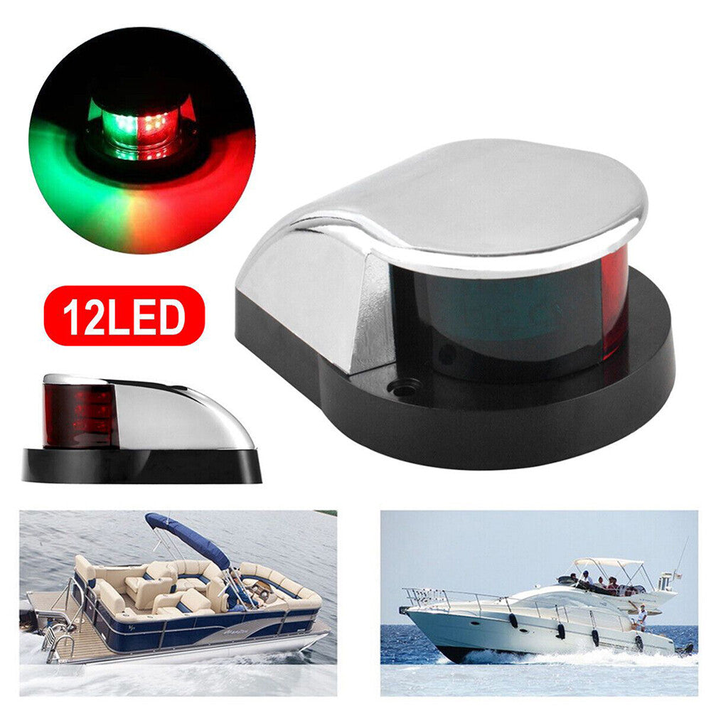 Boat Navigation Lights Red and Green LED Marine Navigation Light Boat Bow Light