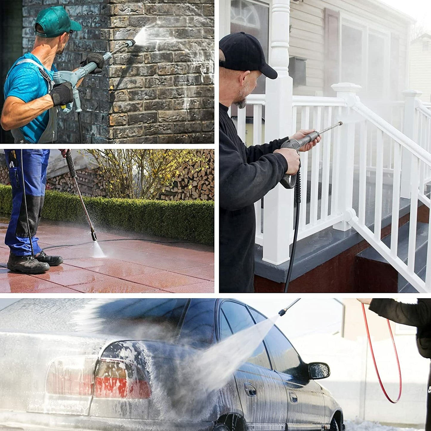 1/4" High Pressure Washer Rotating Turbo Nozzle Spray Tip 4.0 GPM 4000PSI Quick