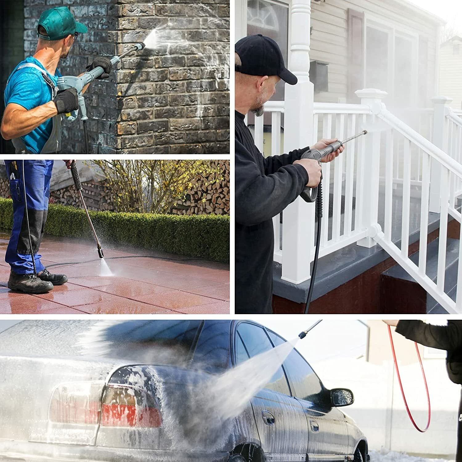 1/4" High Pressure Washer Rotating Turbo Nozzle Spray Tip 4.0 GPM 4000PSI Quick