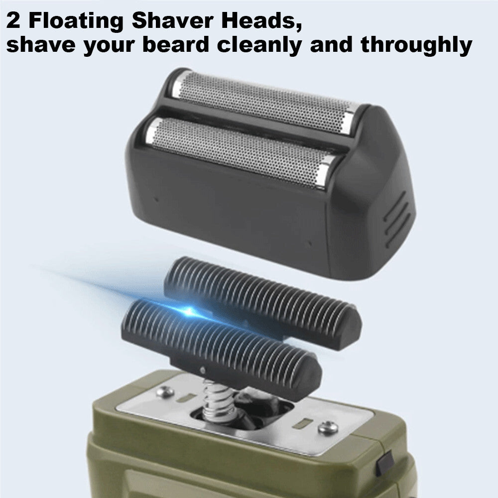 Men'S USB Electric Shaver Trimmer Razor Rechargeable Hair Beard Shaving Machine
