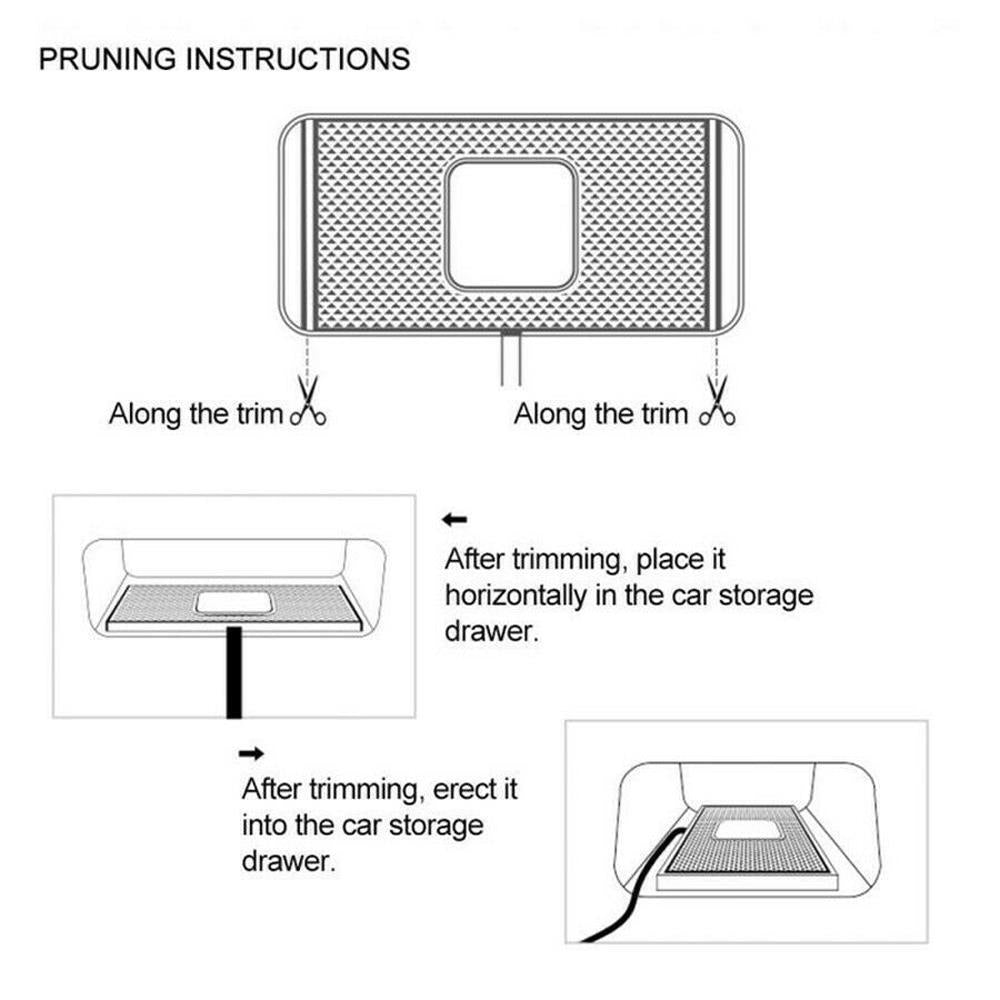 10W Wireless Car Phone Charger Fast Charging Pad Mat Universal Accessories US