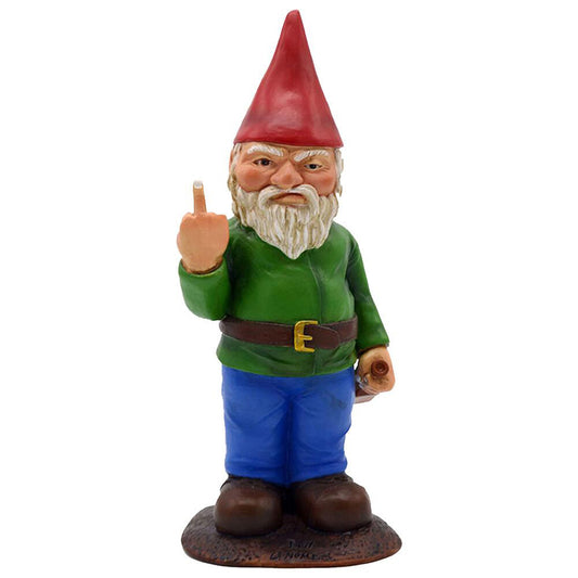 Naughty Garden Gnome for Lawn Ornament Funny Dwarfs for Indoor Outdoor 12CM US