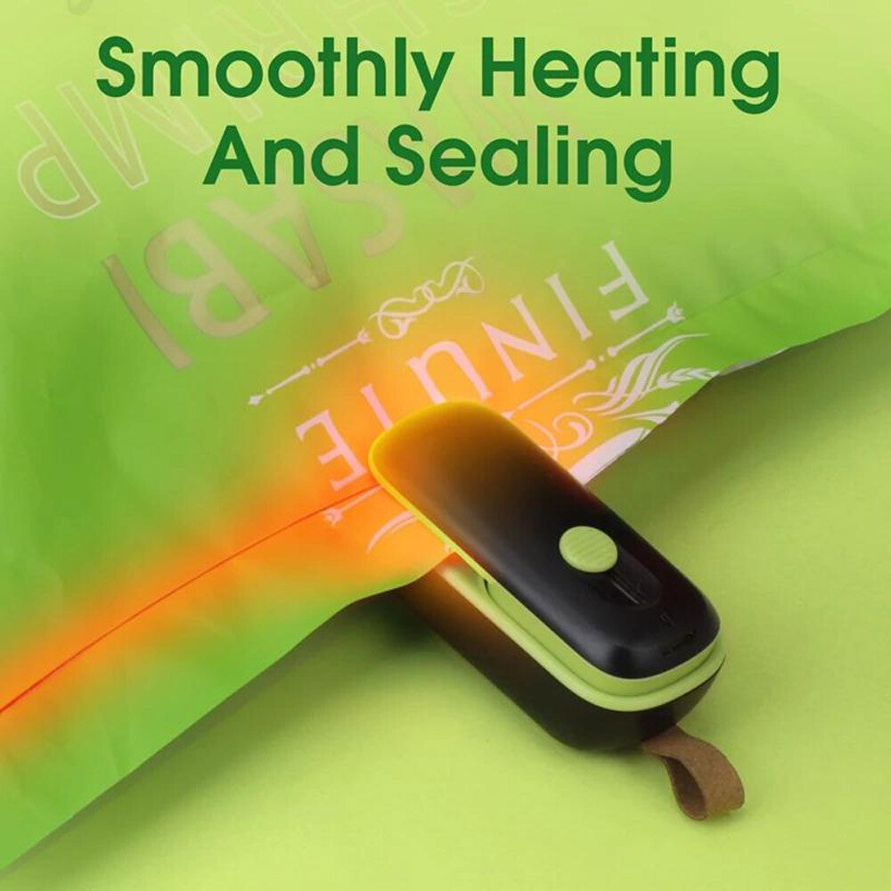 2 in 1 Mini Bag Heat Sealer with Cutter Portable Food Vacuum Sealer for Snack US