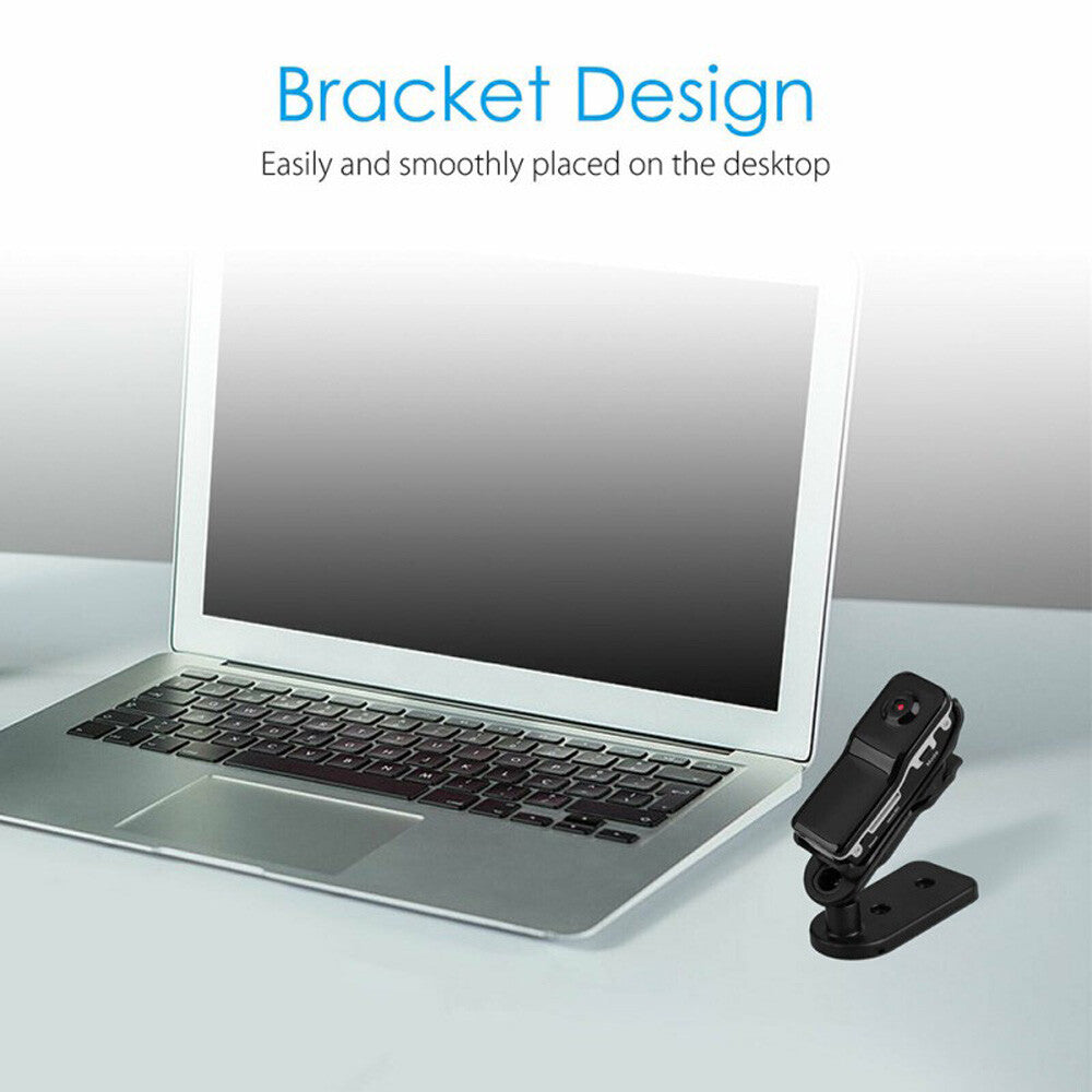 HD 1080P Video DVR Clip IR Night Cam 2-Hour Camcorder Mini Police Body Camera US