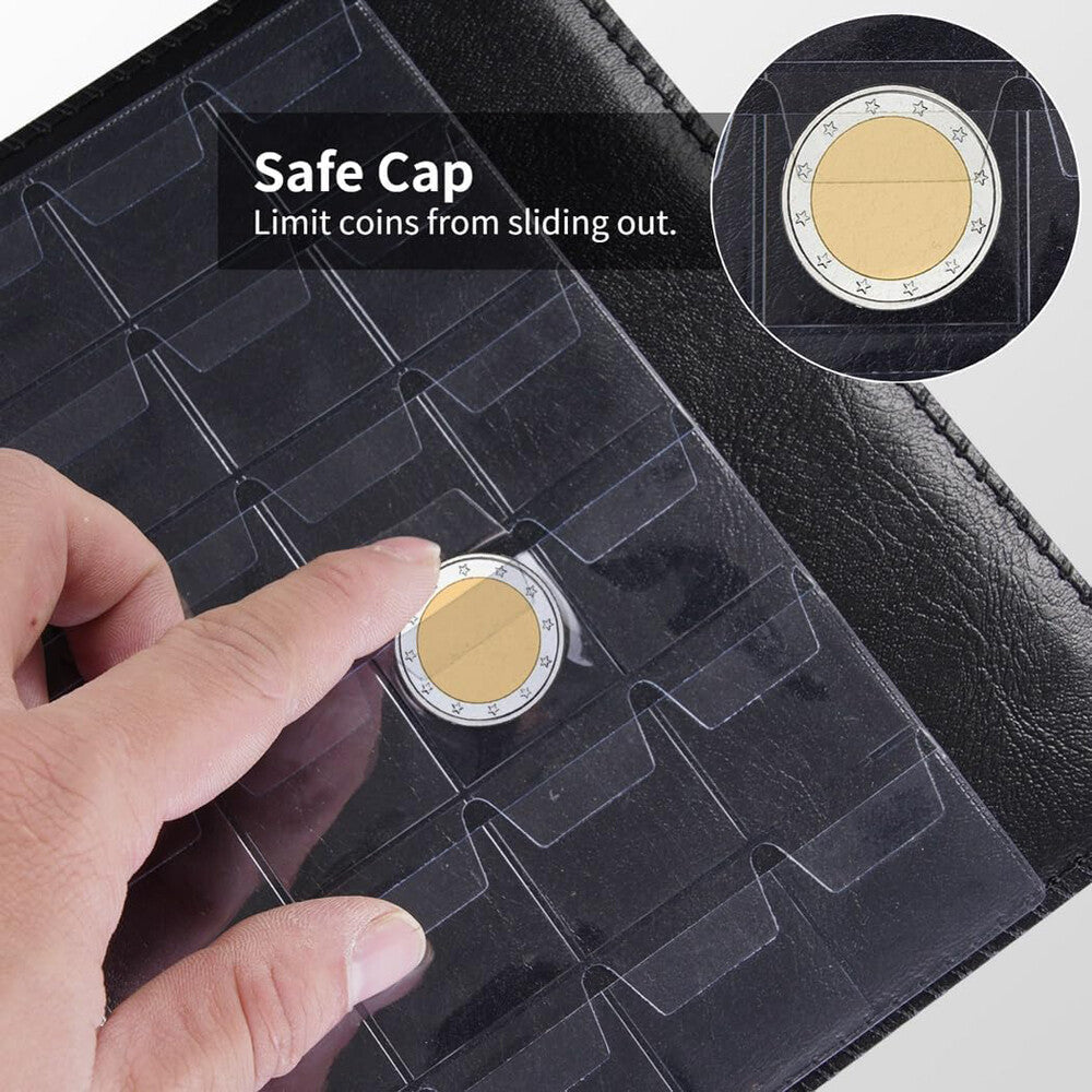 480 Pocket Coin Collection Album Collection Coin Books High Capacity Coin Holder
