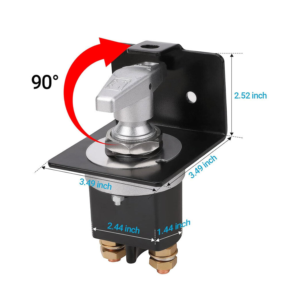 12V-36V Battery Kill Switch Disconnect Isolator Power Cut off Car Boat Marine RV