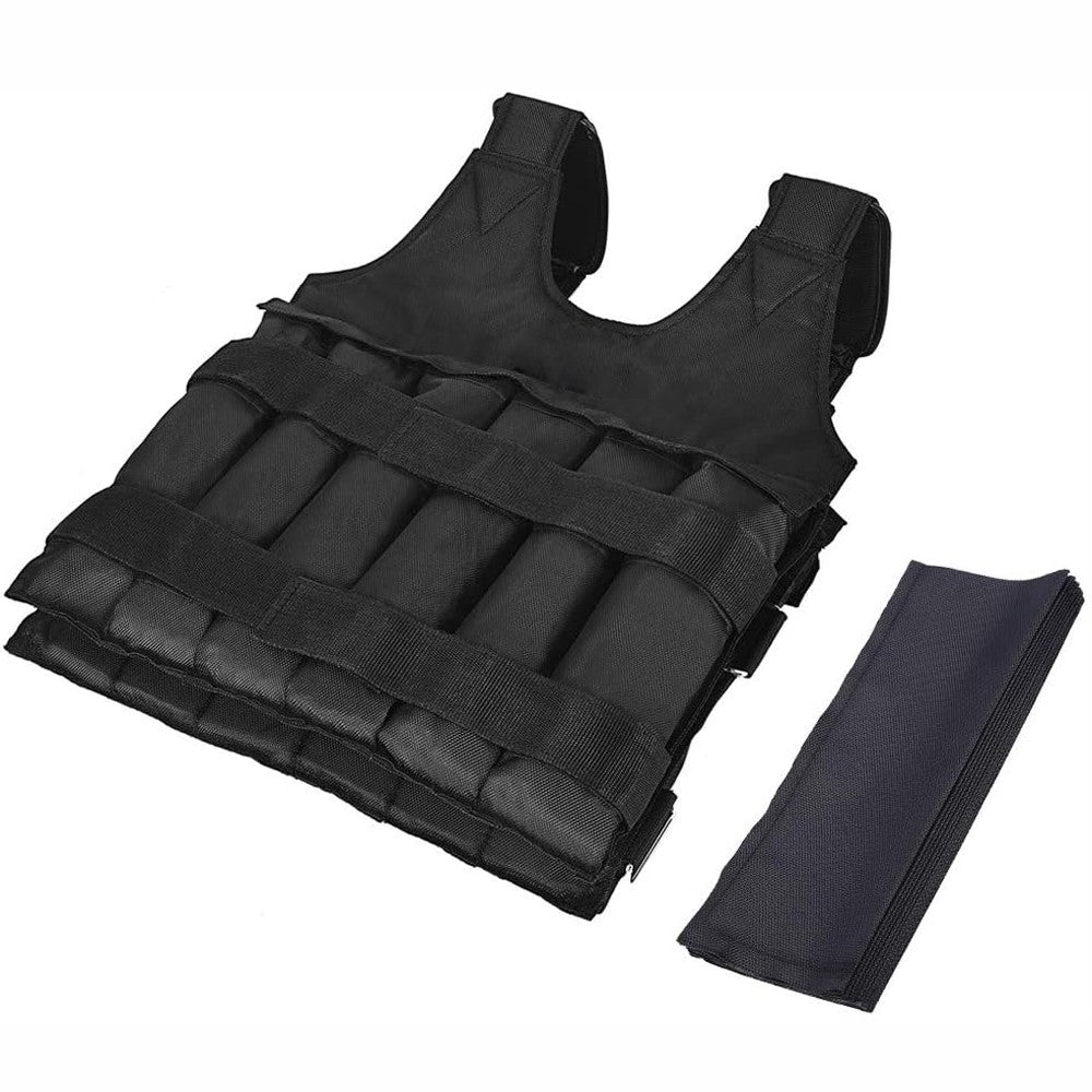 Exercise Weighted Vest Fitness Training Workout Sport 110LBS Weighted Adjustable