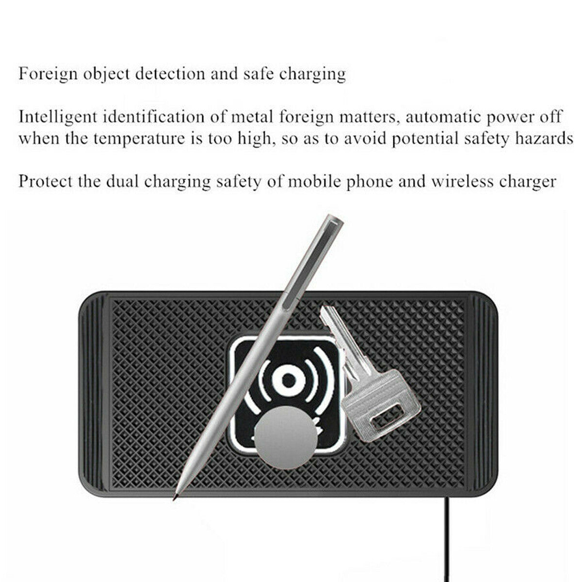 10W Wireless Car Phone Charger Fast Charging Pad Mat Universal Accessories US