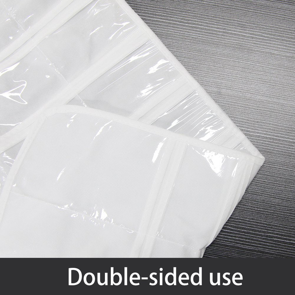 Bracelet Earring Ring Necklace 72 Pocket Hanging Jewelry Organizer Pouch Holder