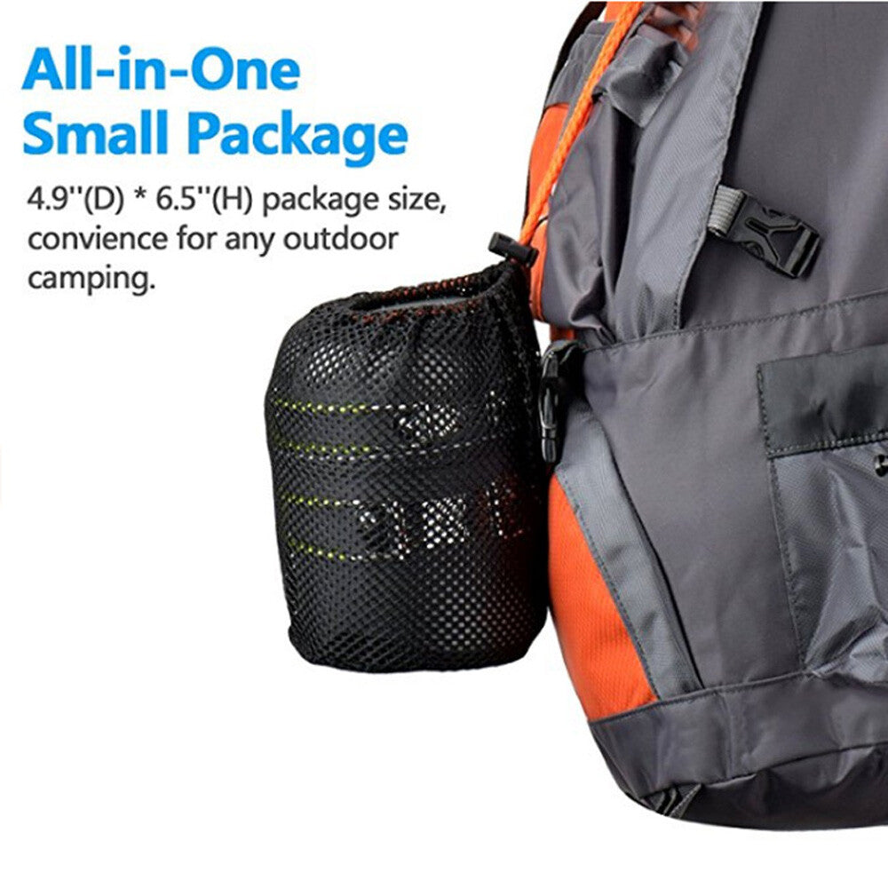 Portable Gas Camping Stove Butane Propane Burner Outdoor Hiking Picnic+Cookwar