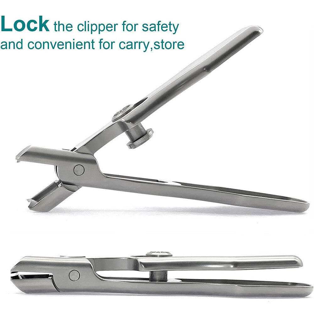 New Ultra Sharp Nail Clippers Steel Wide Jaw Opening anti Splash Portable US