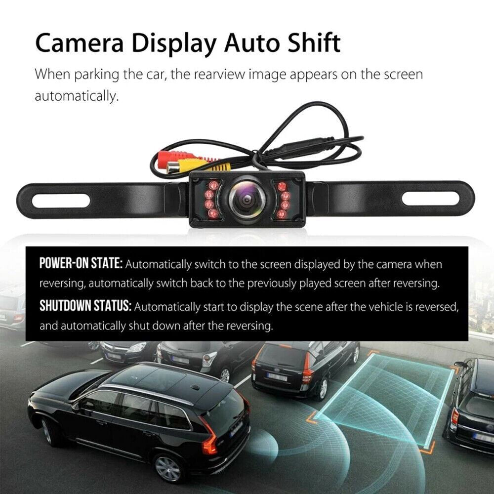 Backup Camera Wireless Car Rear View HD Parking System Night Vision + 5" Monitor