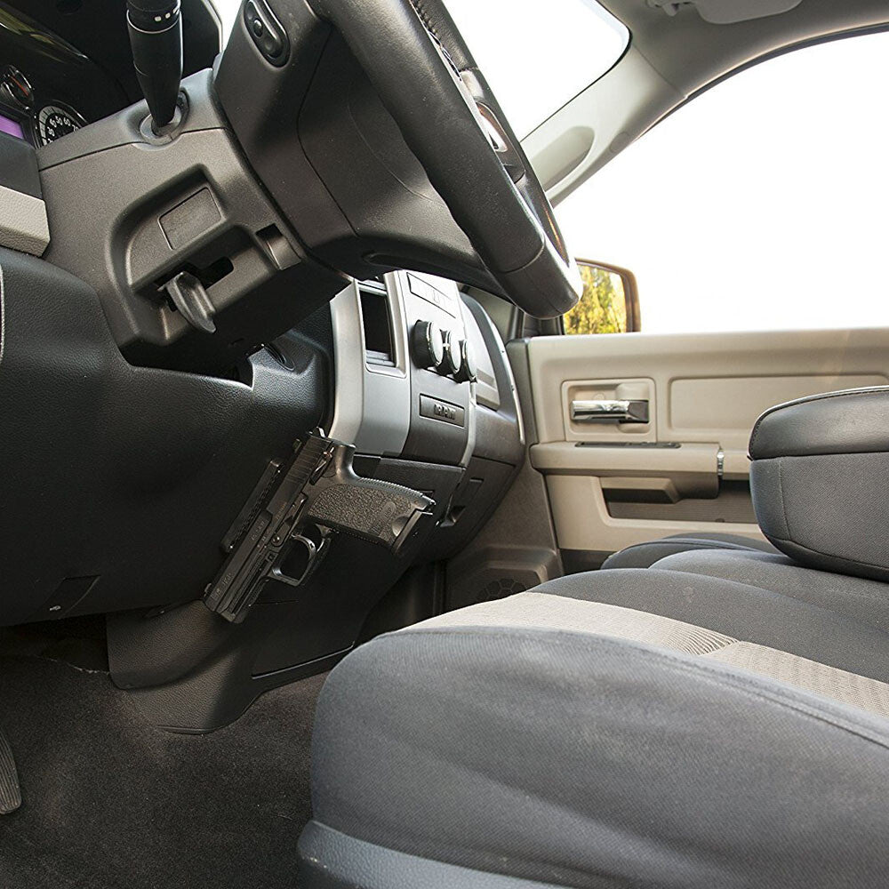 2 Pack 45 Lb Gun Magnetic Mount Holder Holster Concealed Pistol for Car Bed Desk