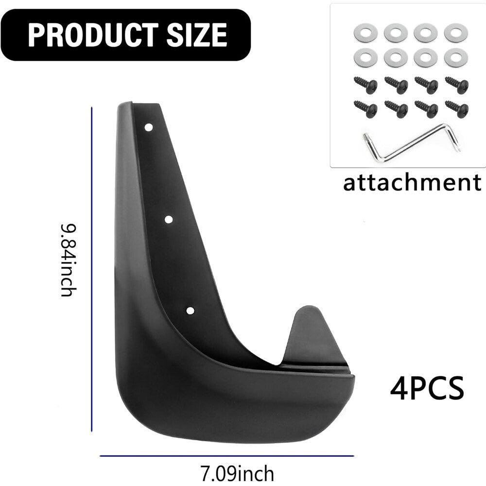 4PCS Car Mud Flaps Splash Guards for Front Rear Auto Accessories Universal USA