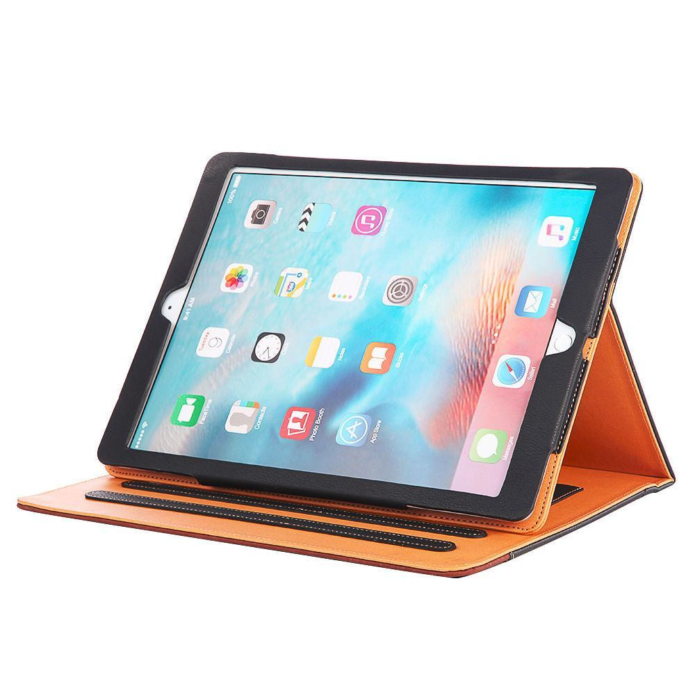 New Luxury Classic Soft Leather Smart Auto Sleep Wake Stand Case for Apple Ipad