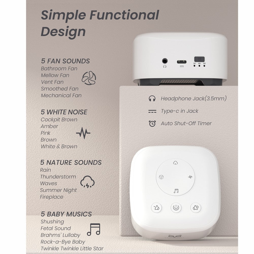 Sleep Aid White Noise Nature Sound Machine Sounds Sleeping Machine Therapy Relax