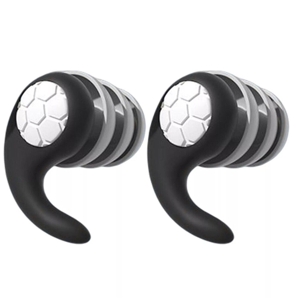 Reusable Silicone Ear Plugs Noise Cancelling Earplugs Protector Study Sleep Swim