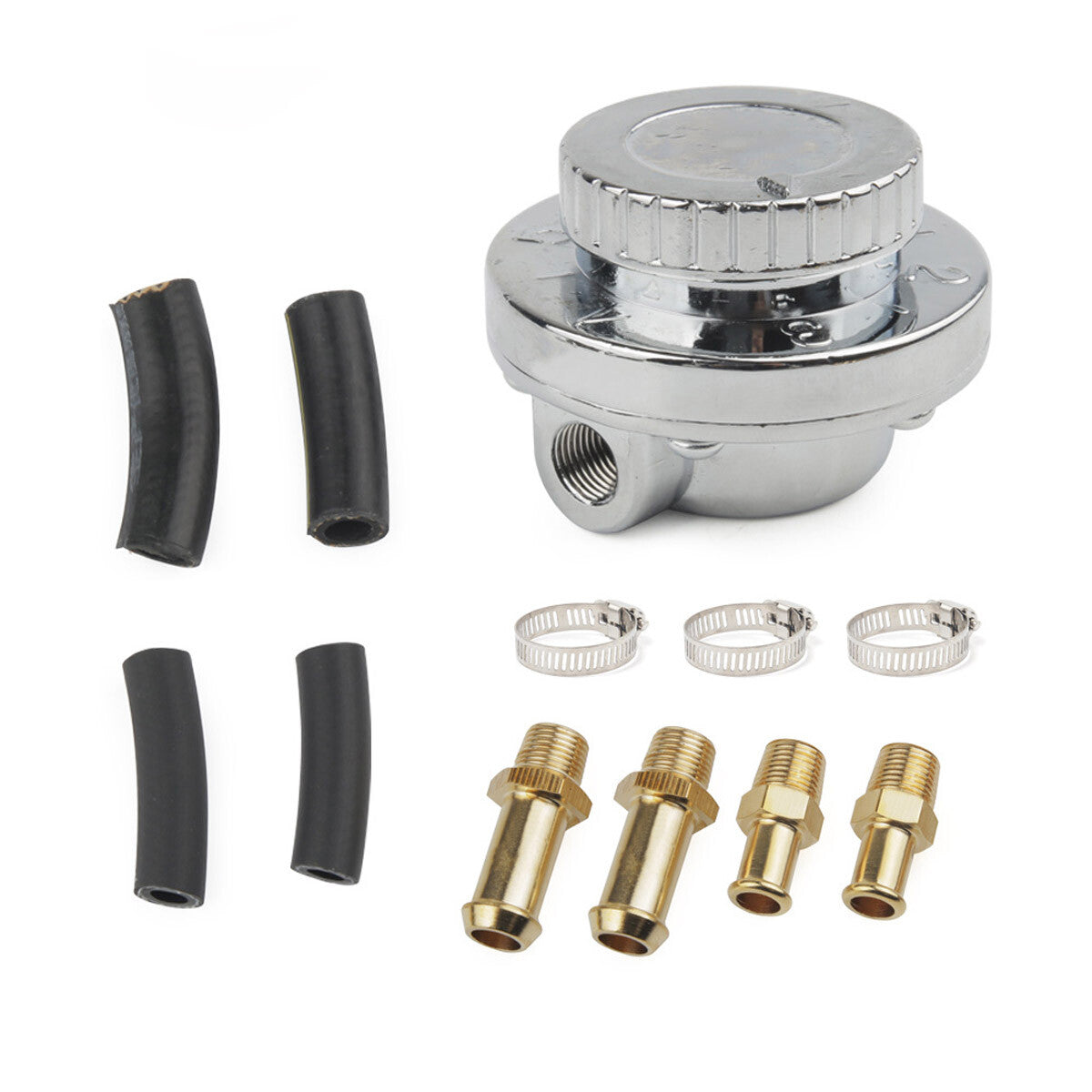 1-6 PSI Pressure Regulator Universal Adjustable Fuel Kit for Carburetor Engine