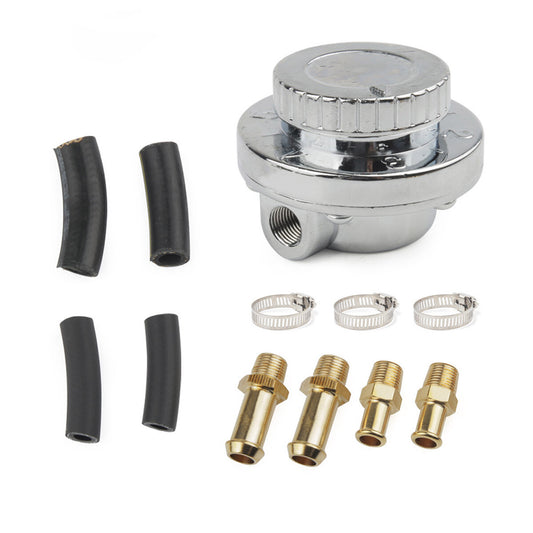1-6 PSI Pressure Regulator Universal Adjustable Fuel Kit for Carburetor Engine