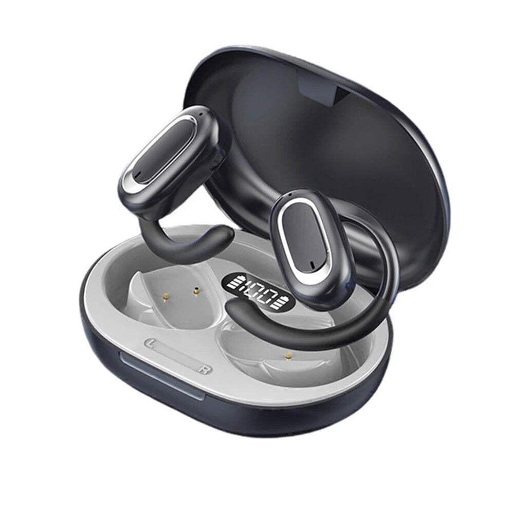 2024 Latest 5D Surround Sound Open Ear Bluetooth Headset Ear Canceling Earbuds