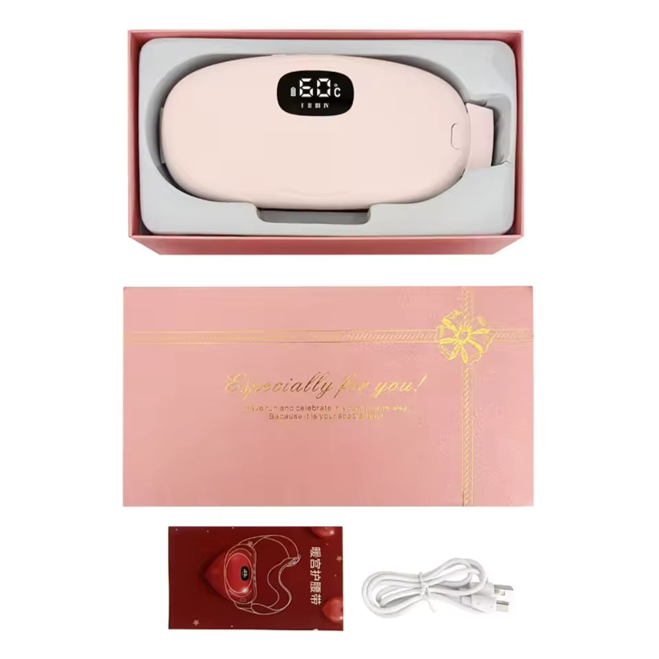 Smart Heating Belt for Period Cramps, Back & Abdominal Pain Relief