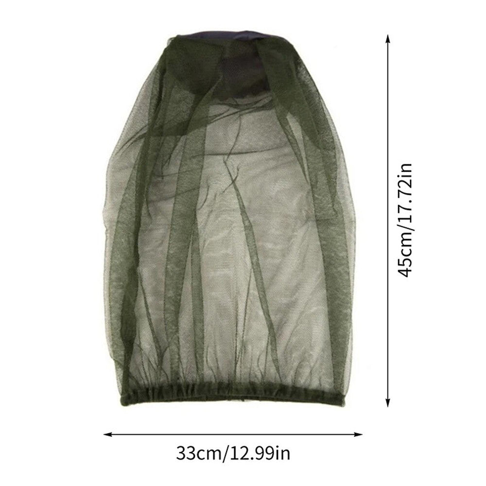 2PCS Anti-Mosquito Hat Bug Bee Insect Head Net Cap Sun Protection Fishing Hiking