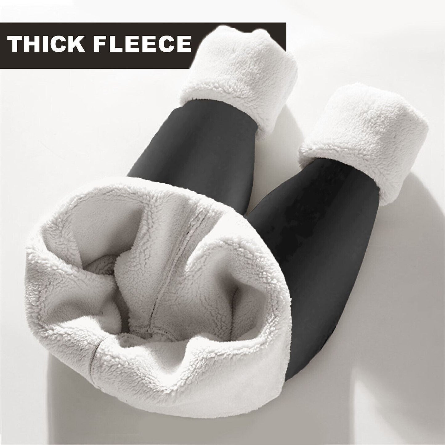 Women Winter Warm Sherpa Fleece Lined Leggings Thick Cashmere Thermal Pants US