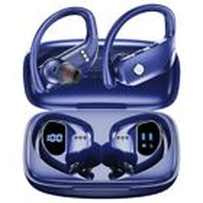 Bluetooth 5.0 True Wireless Earbuds with Mic Headphones Earhook Sport Waterproof