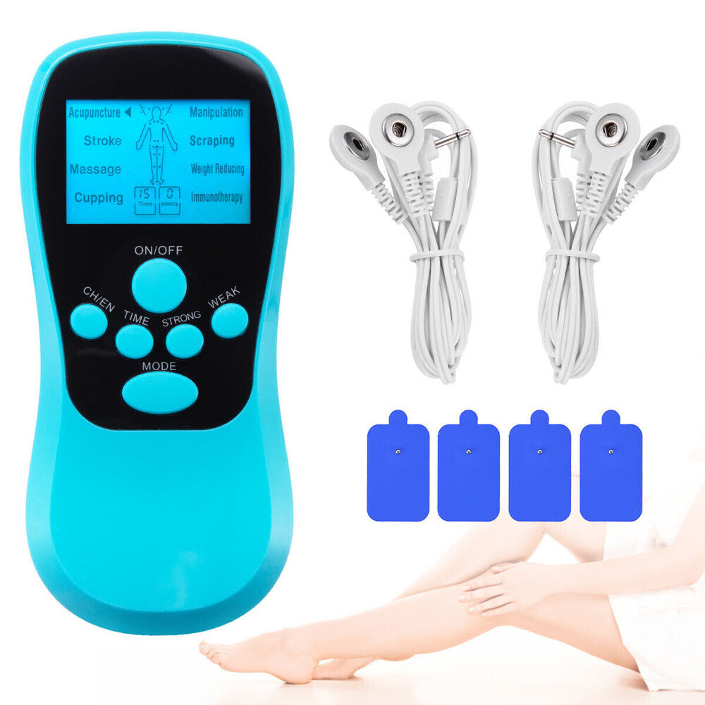 Unit Machine Electric Pulse Massager Muscle Stimulator Pain Relief Therapy Relax