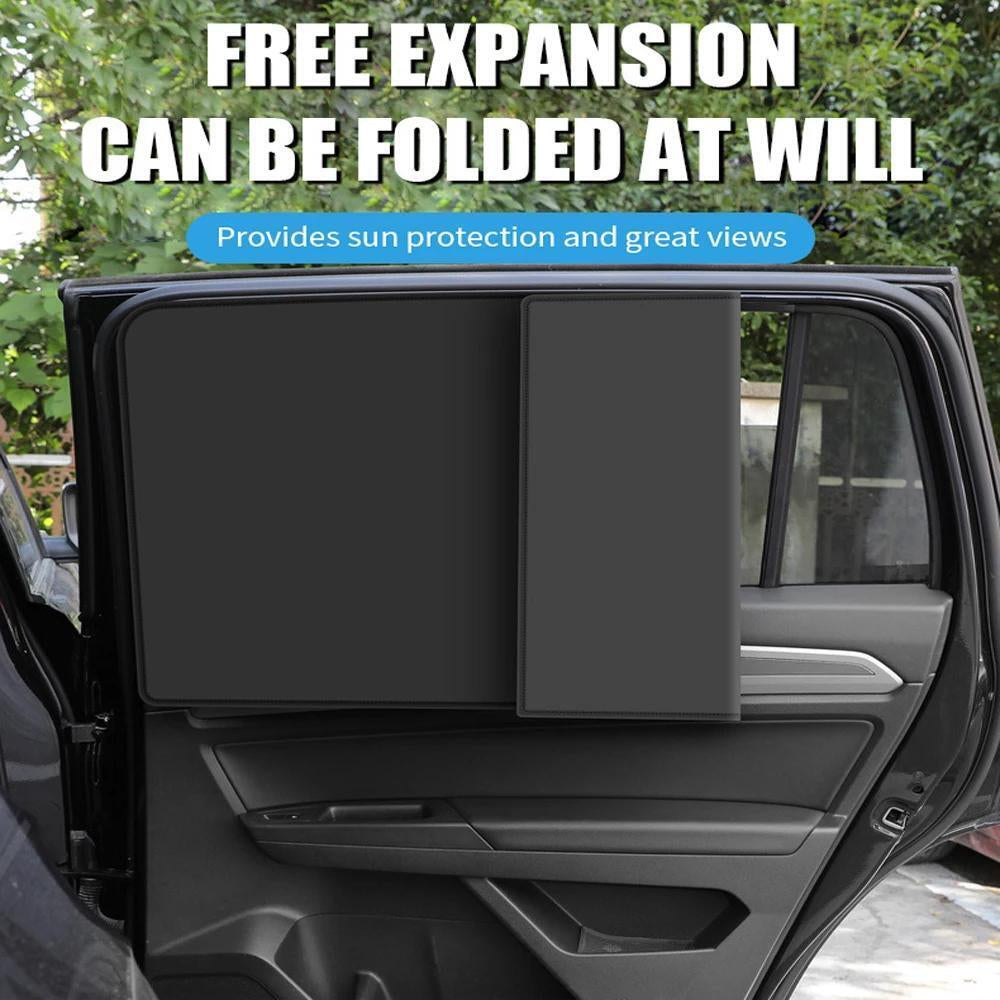 1X Magnetic Car Suction Sun Shade Curtain Full Shading Sunshade Accessories US