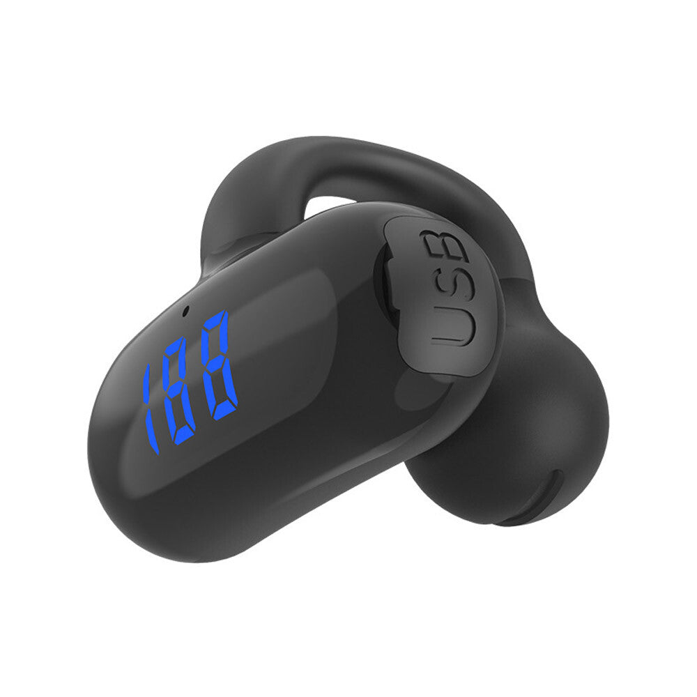 Bluetooth 5.3 Wireless Earbuds Ear Clip Bone Conduction Headphones Sport Headset