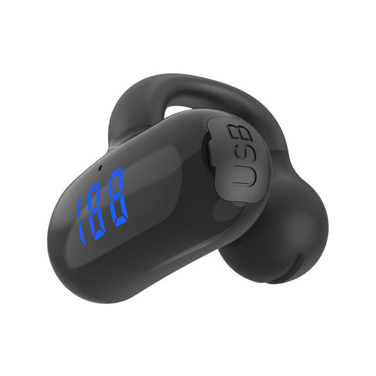 Bluetooth 5.3 Wireless Earbuds Ear Clip Bone Conduction Headphones Sport Headset