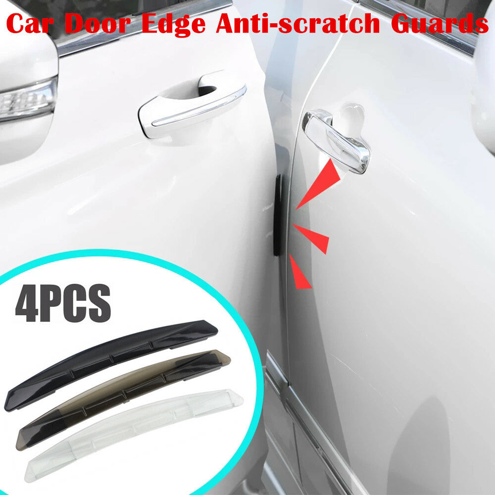 4X Car Door Edge Scratch Anti-Collision Protector Guard Strip Cover Accessories