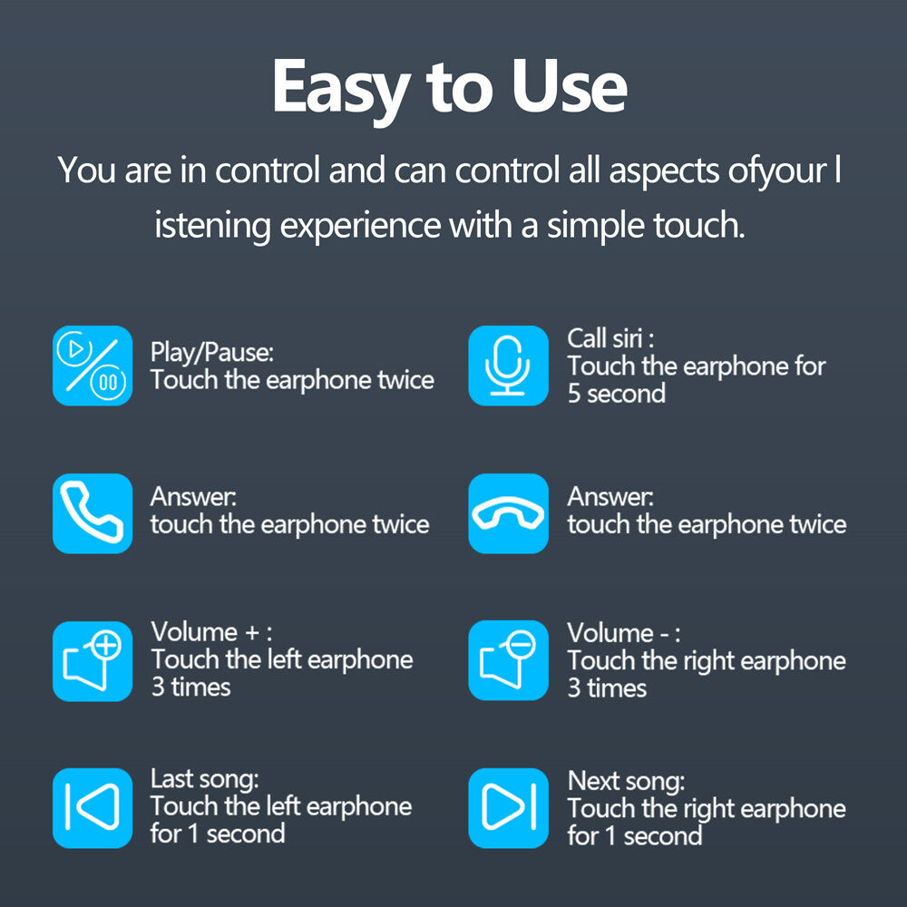 Bluetooth 5.3 Wireless Earbuds Ear Clip Bone Conduction Headphones Sport Headset