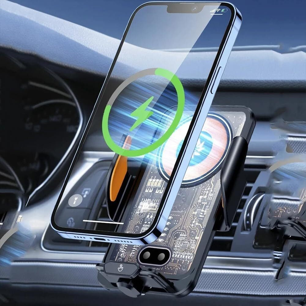 66W Fast Wireless Car Charger Automatic Clamping Mount Air Vent Phone Holder US