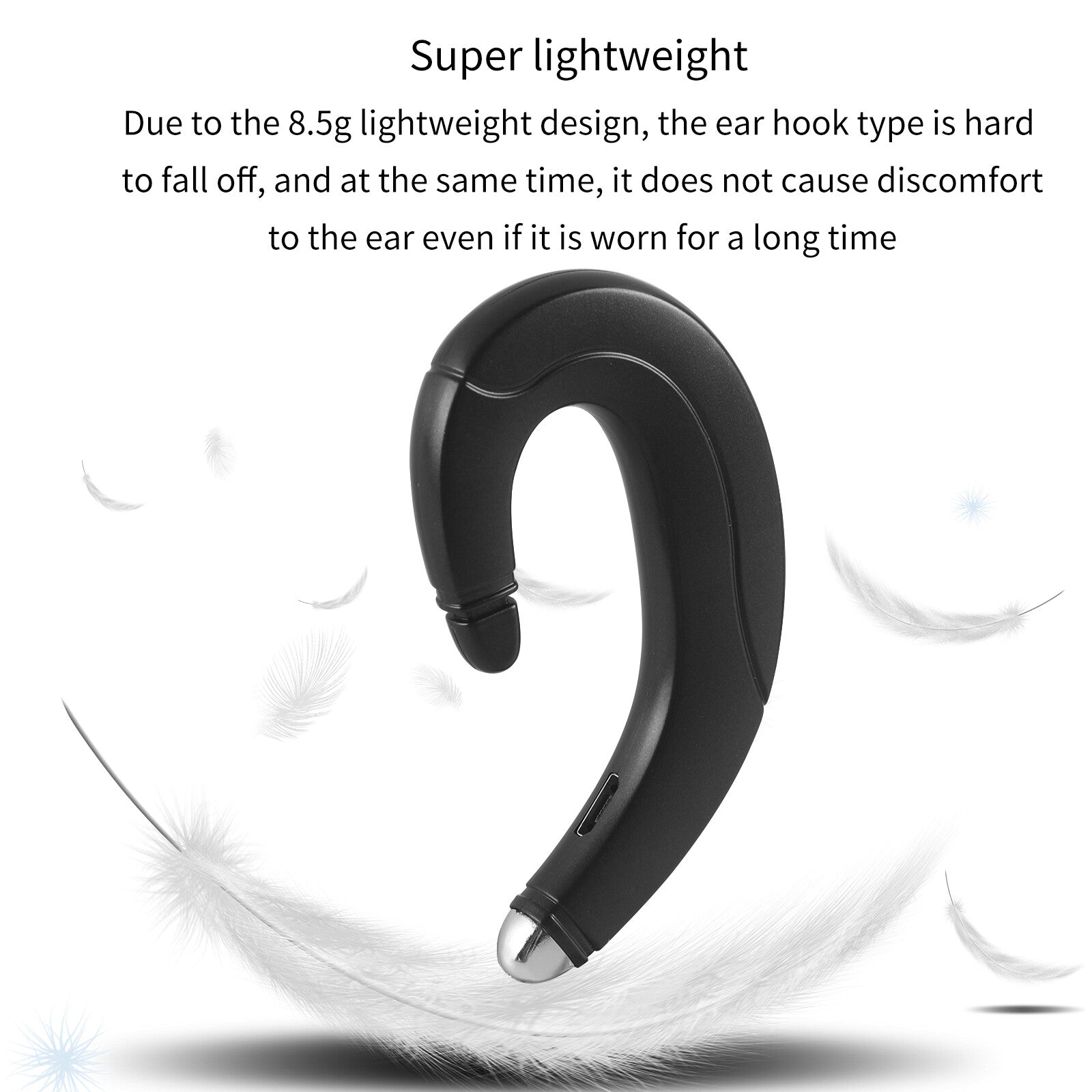 1 Pair Bluetooth Earbuds Stereo Headphone True Wireless Earphone Waterproof US